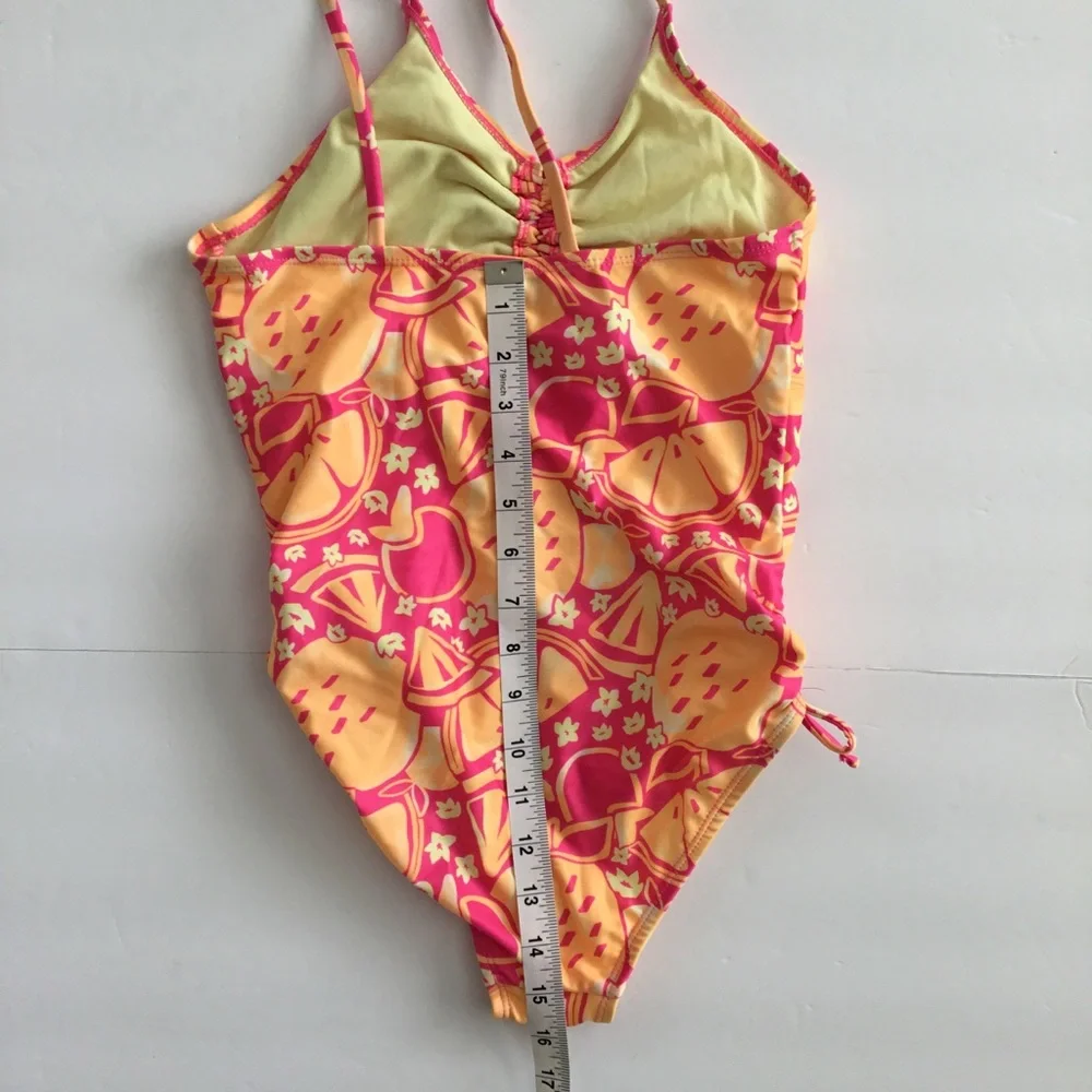 NWOT Swimsuit Girls One Piece Fruit Print Size No Tag